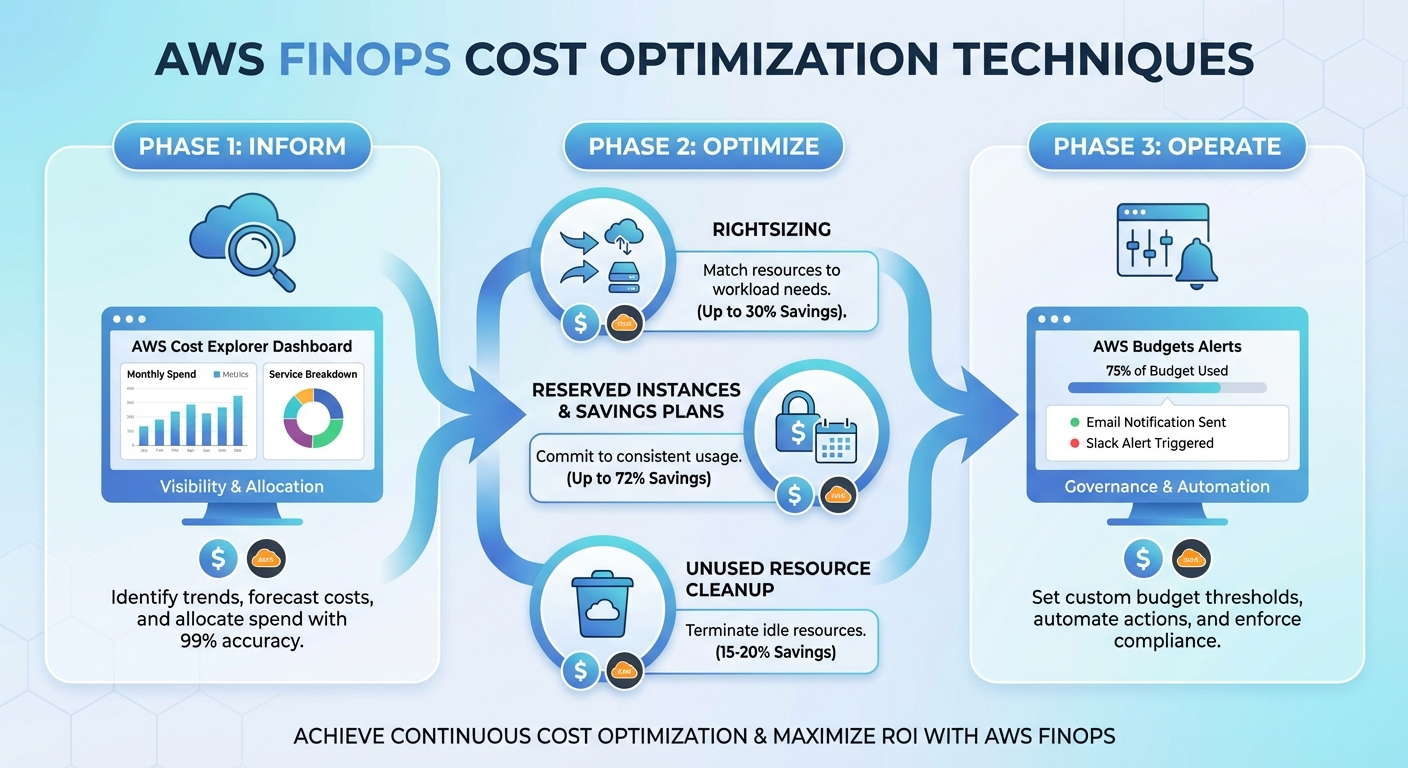 FinOpsコスト最適化の実践テクニック図解
