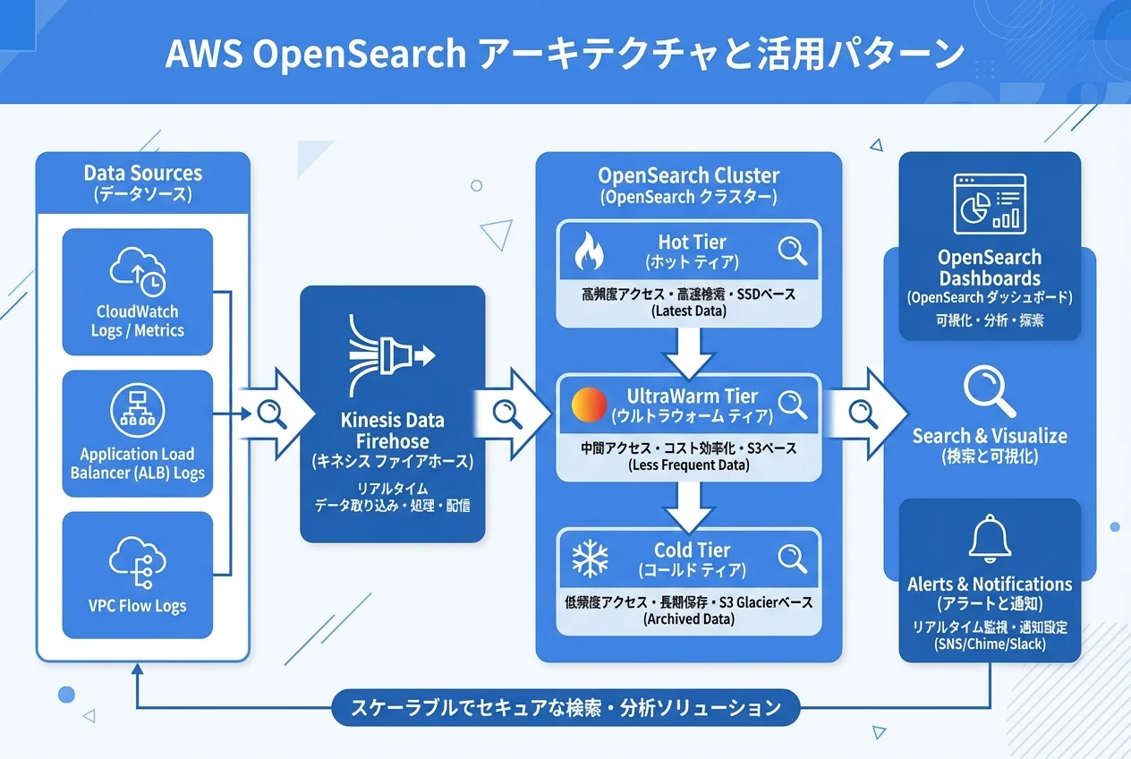 AWS OpenSearchアーキテクチャと活用パターン
