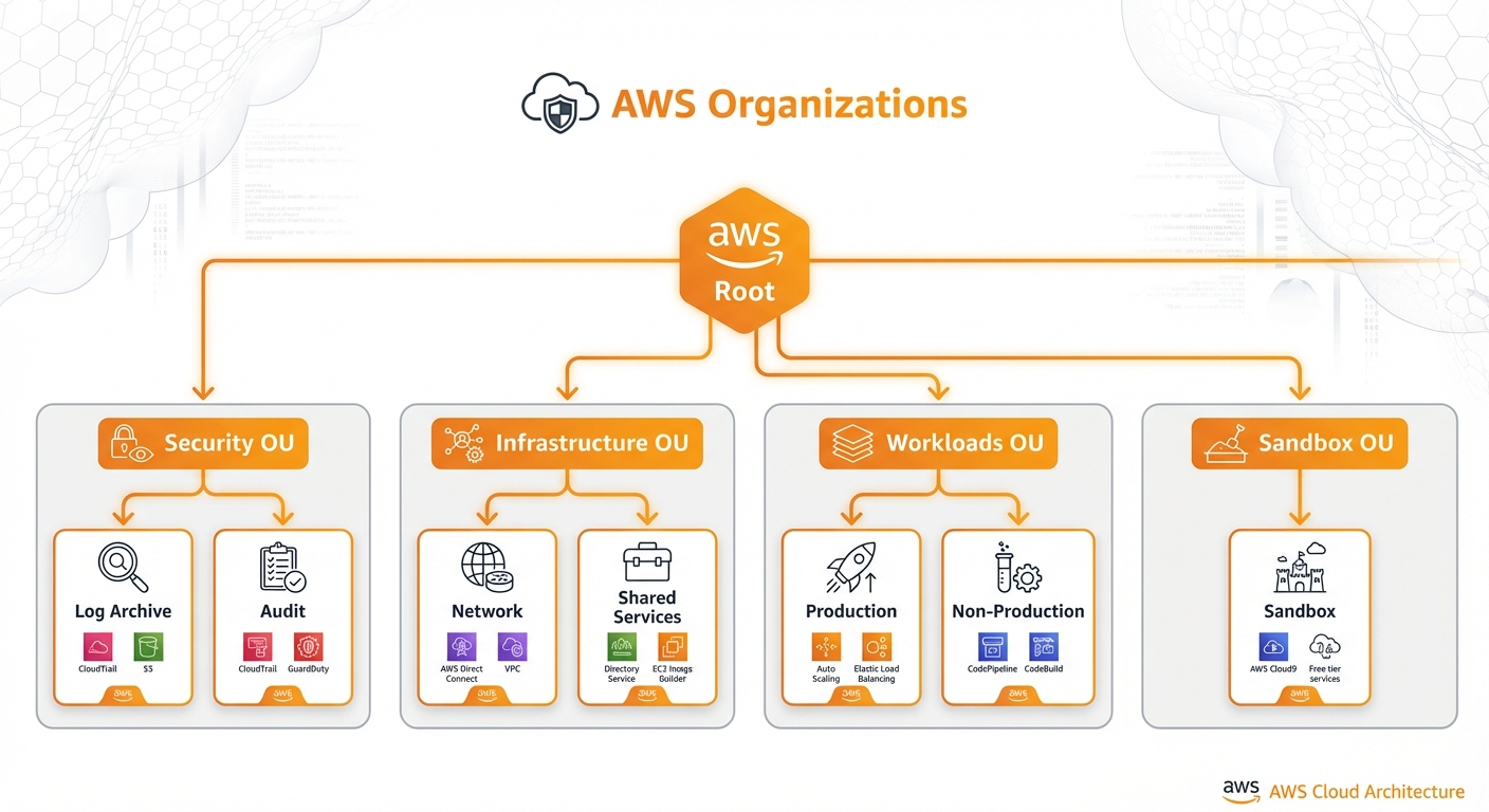 AWS Organizationsのマルチアカウント構成