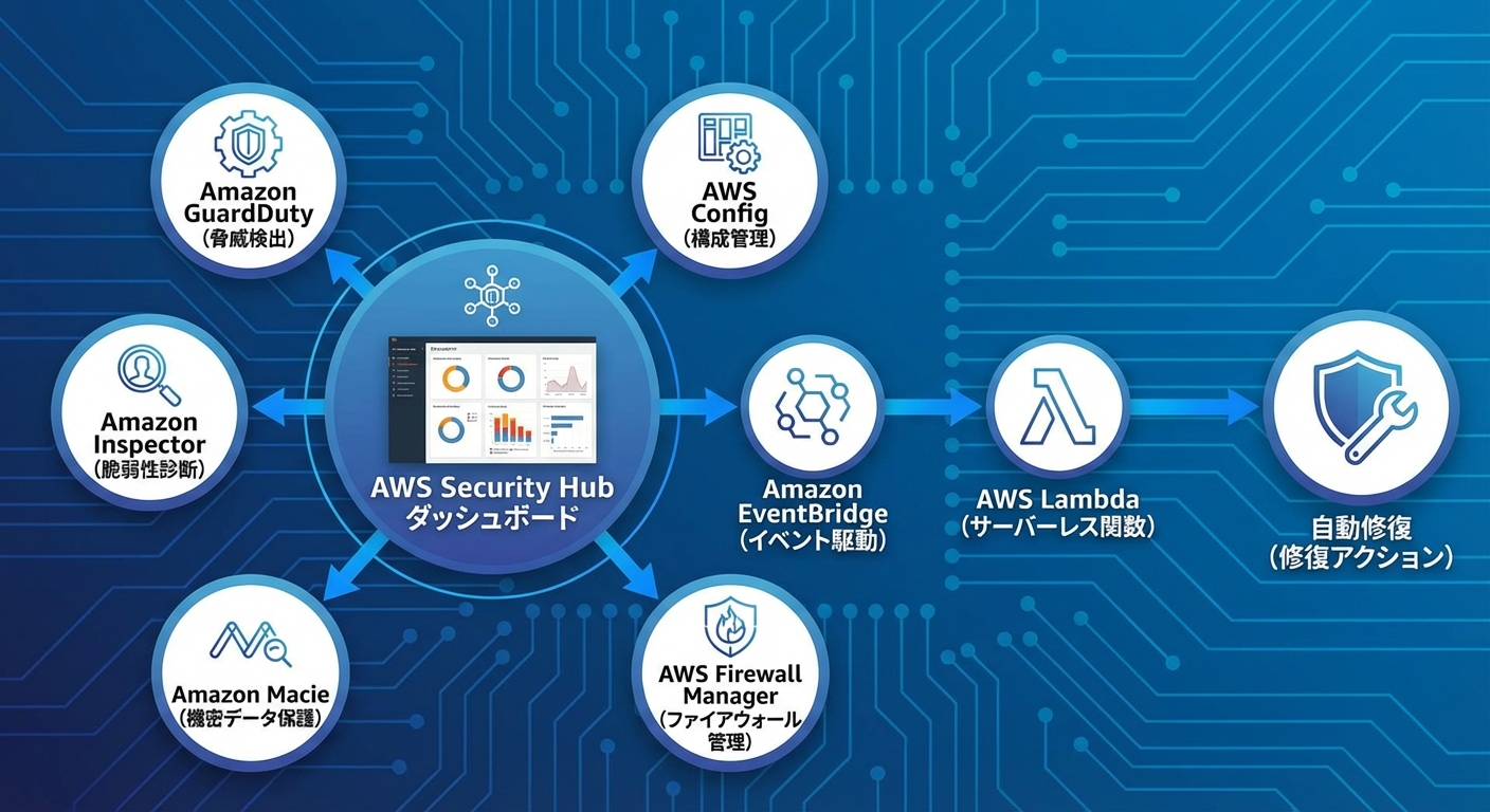 AWS Security Hubアーキテクチャ図解