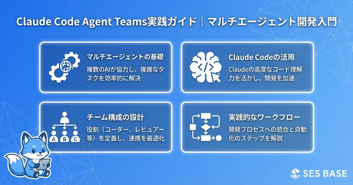 Claude Code Agent Teamsのチーム構成と並列処理の図解