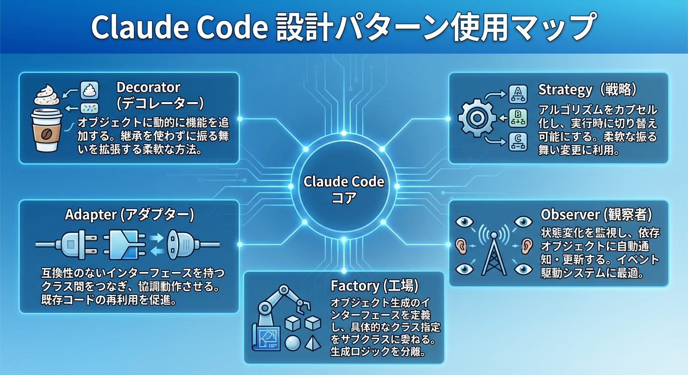 デザインパターン別のClaude Code活用マップ