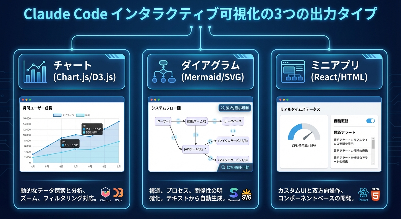 Claude Codeのインタラクティブ可視化機能の概要