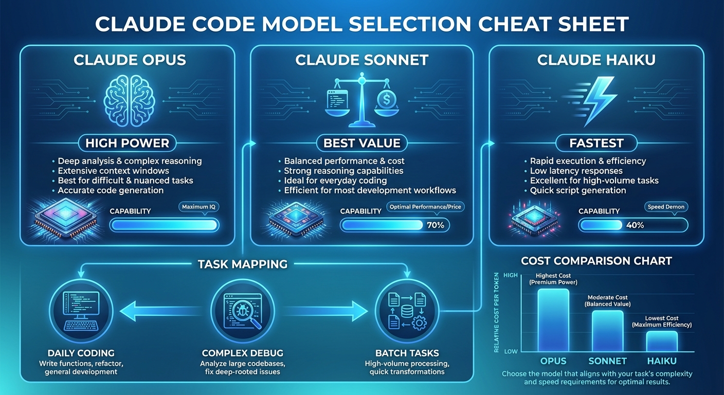タスク別モデル選択のチートシート