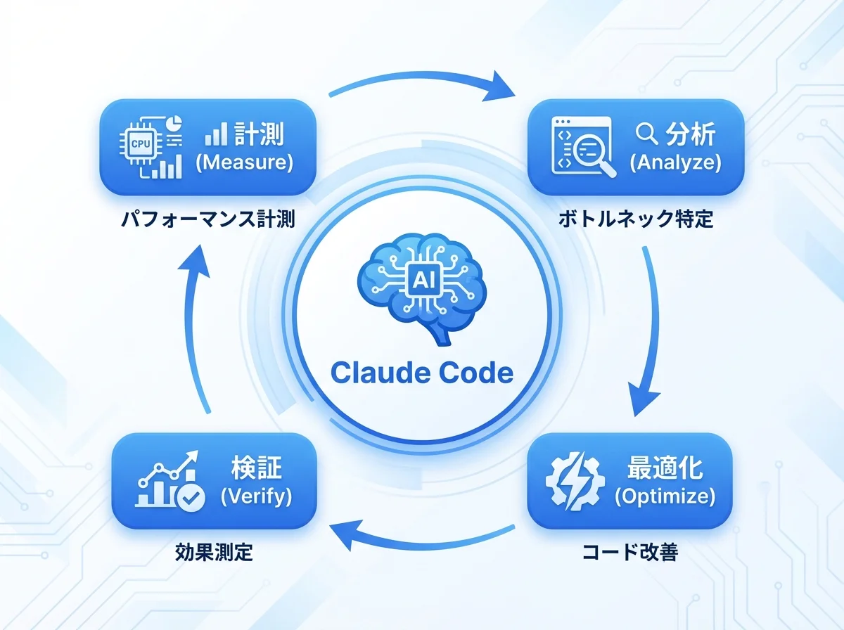 Claude Codeパフォーマンス最適化のワークフロー