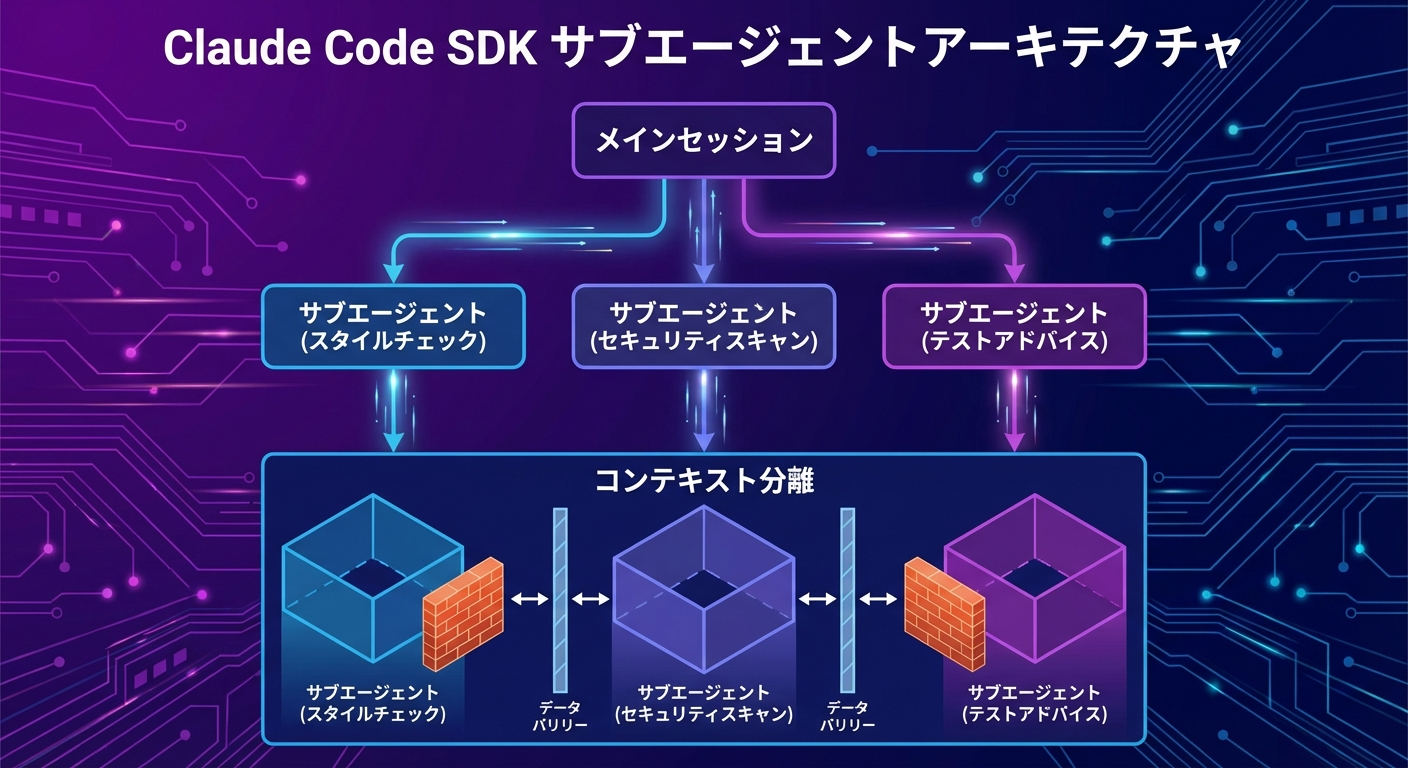 Claude Code SDK×サブエージェントの仕組み