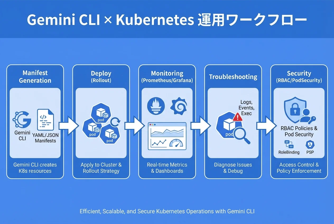 Gemini CLI × Kubernetes運用ワークフロー