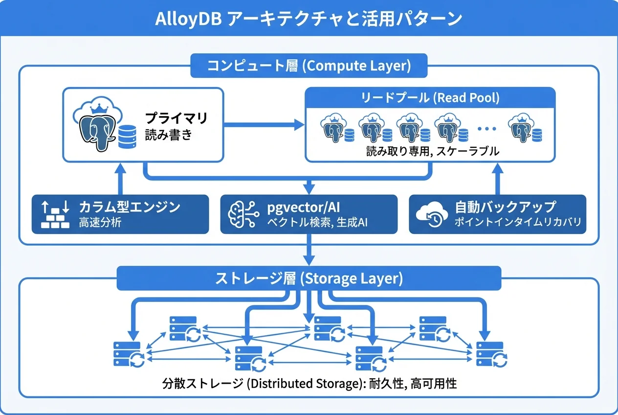 AlloyDBアーキテクチャと活用パターン