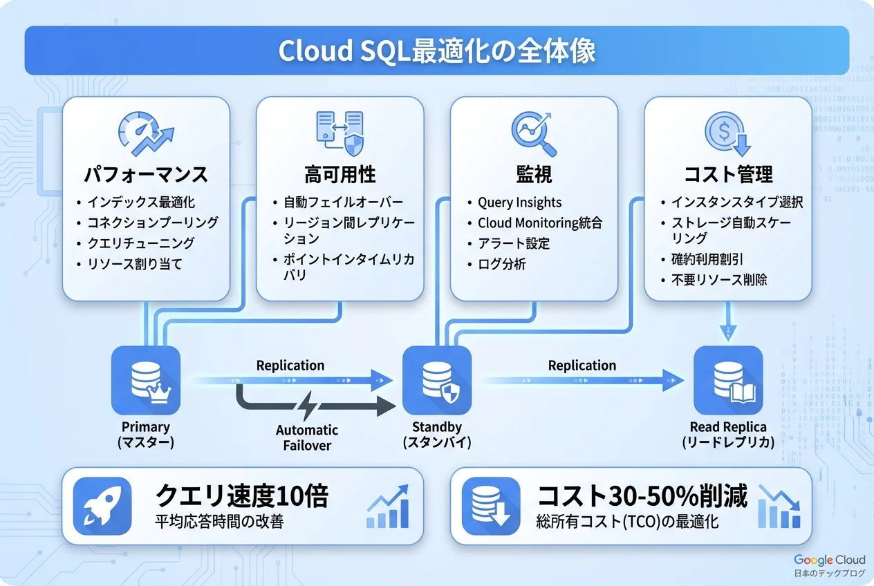Google Cloud SQL最適化の全体像