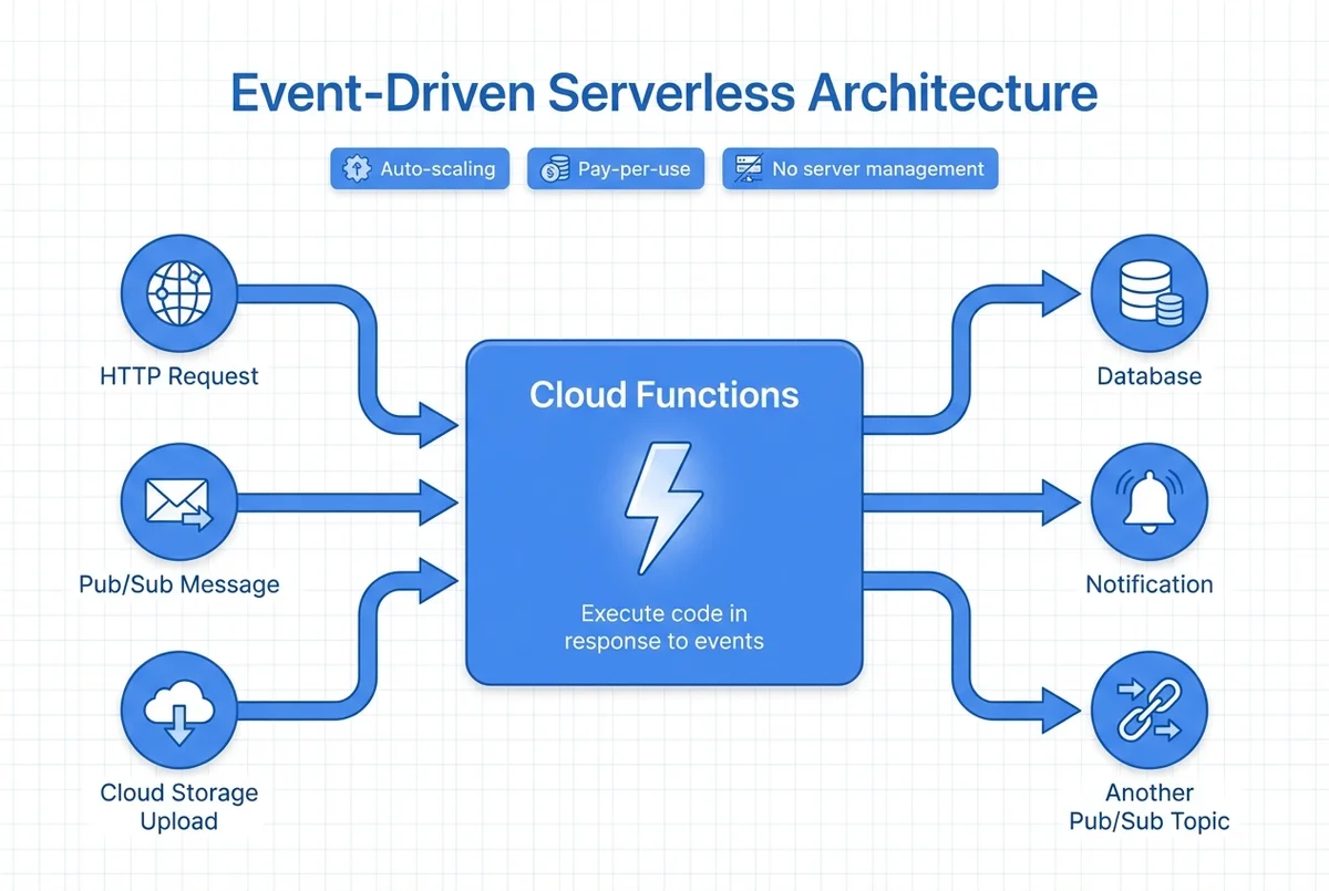 Cloud Functionsのイベント駆動アーキテクチャ