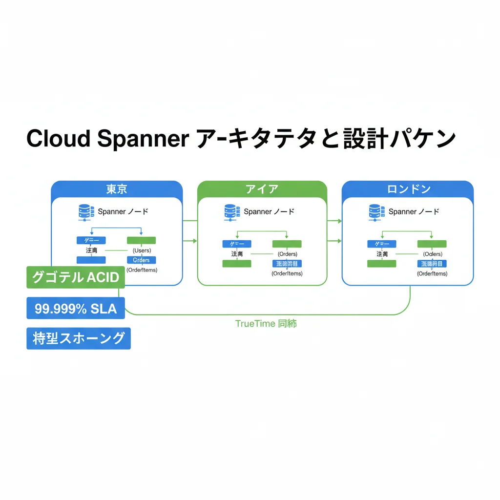 Cloud Spannerアーキテクチャとスキーマ設計パターン