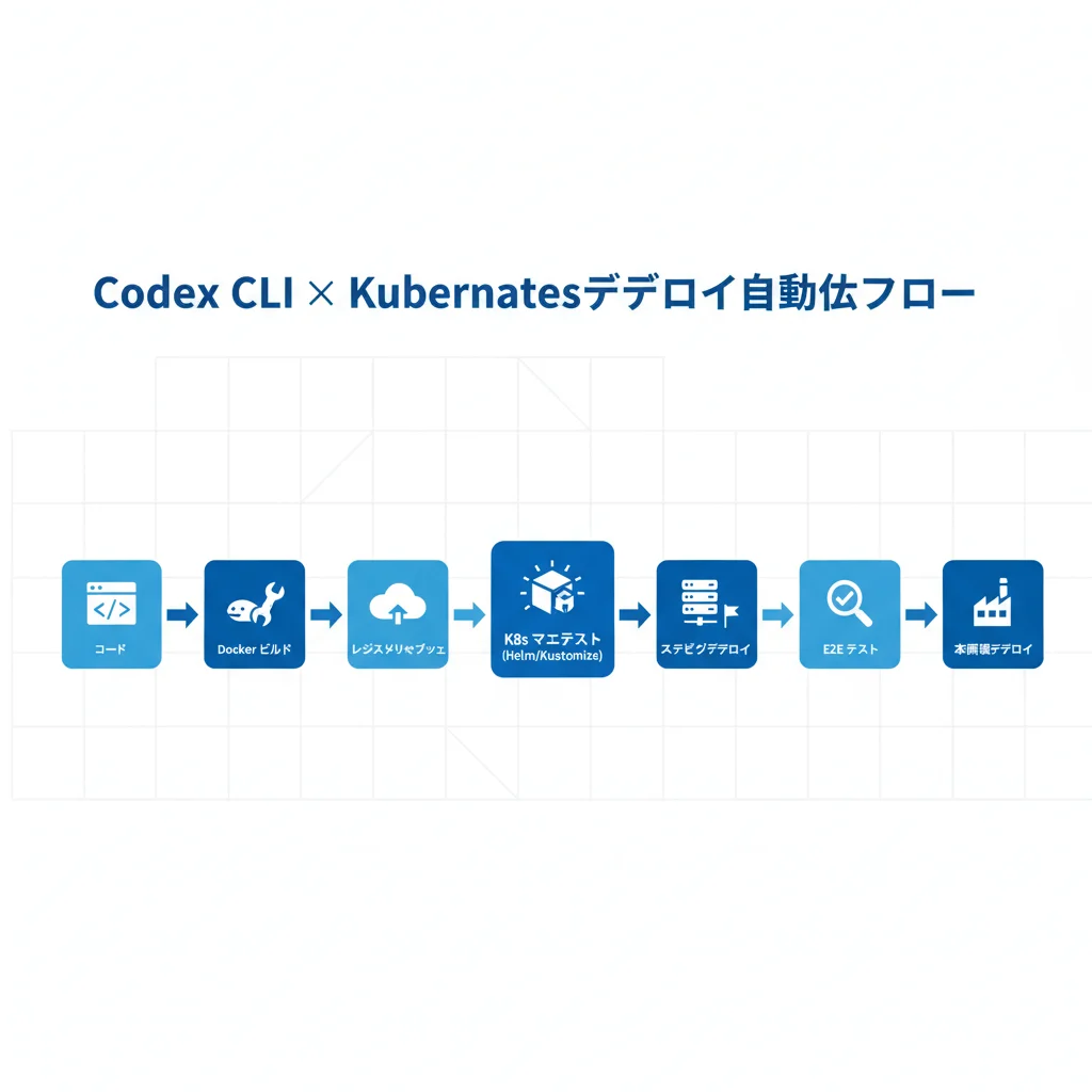 Codex CLI × Kubernetes デプロイ自動化のワークフロー全体像