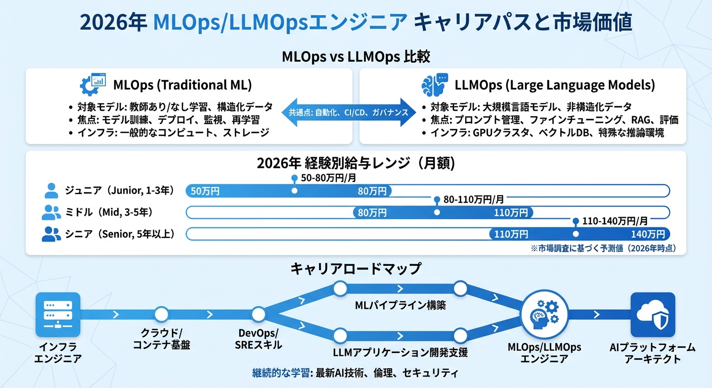 MLOps/LLMOpsエンジニアのキャリアロードマップ
