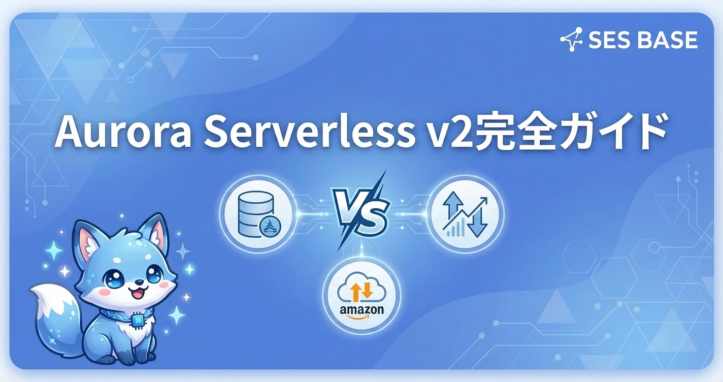 AWS Aurora Serverless v2完全ガイド｜SES案件で使える実践術