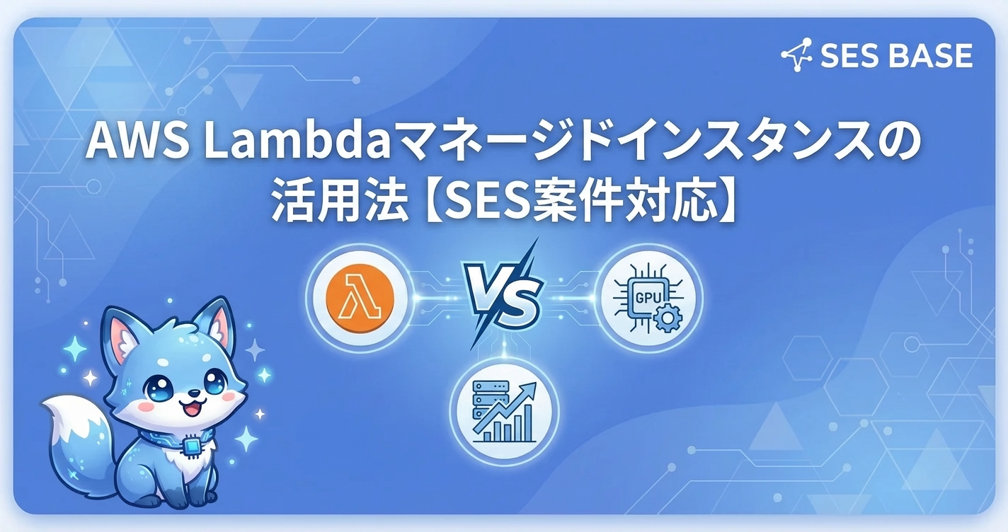 AWS Lambdaマネージドインスタンスの活用法【SES案件対応】