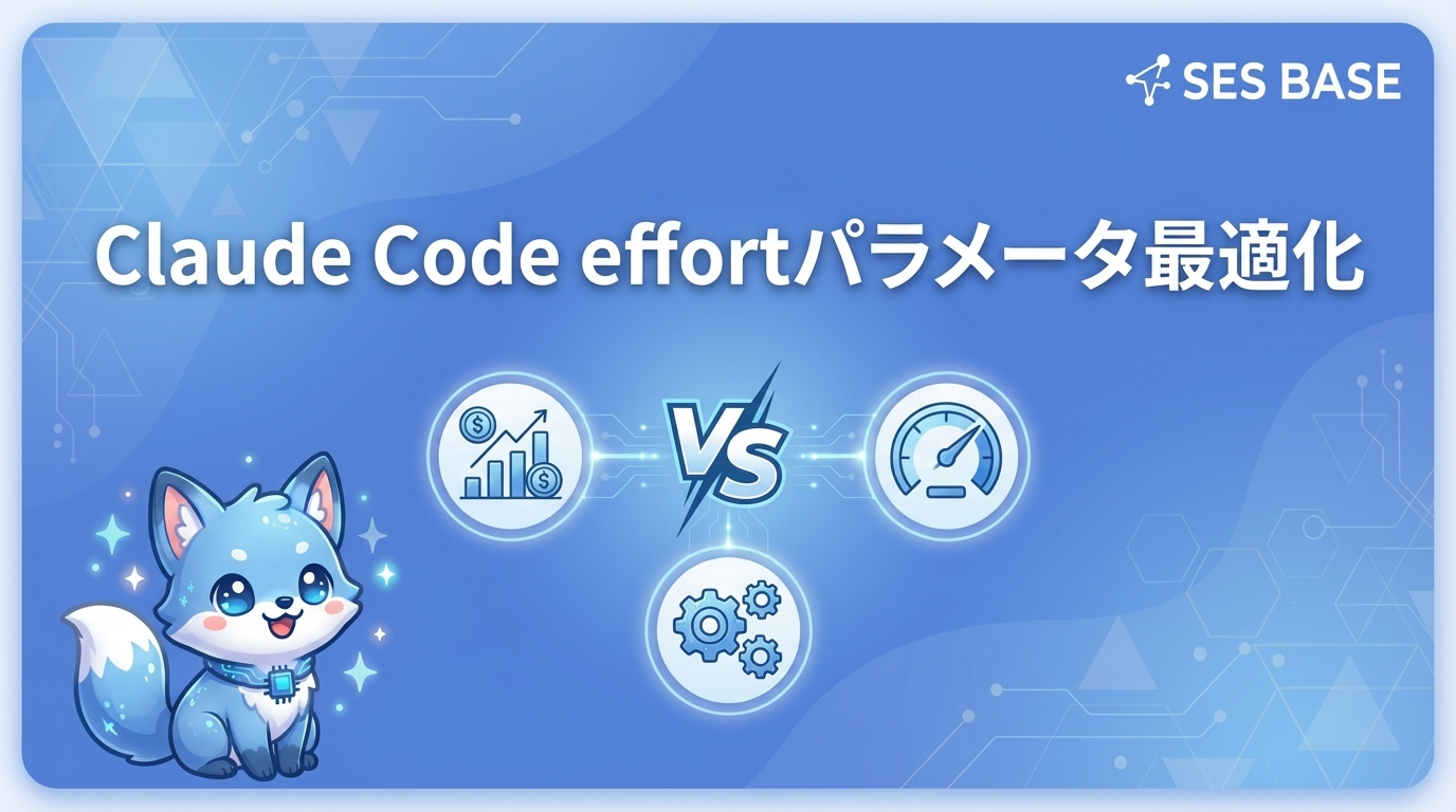 Claude Code effortパラメータで80%コスト削減する方法