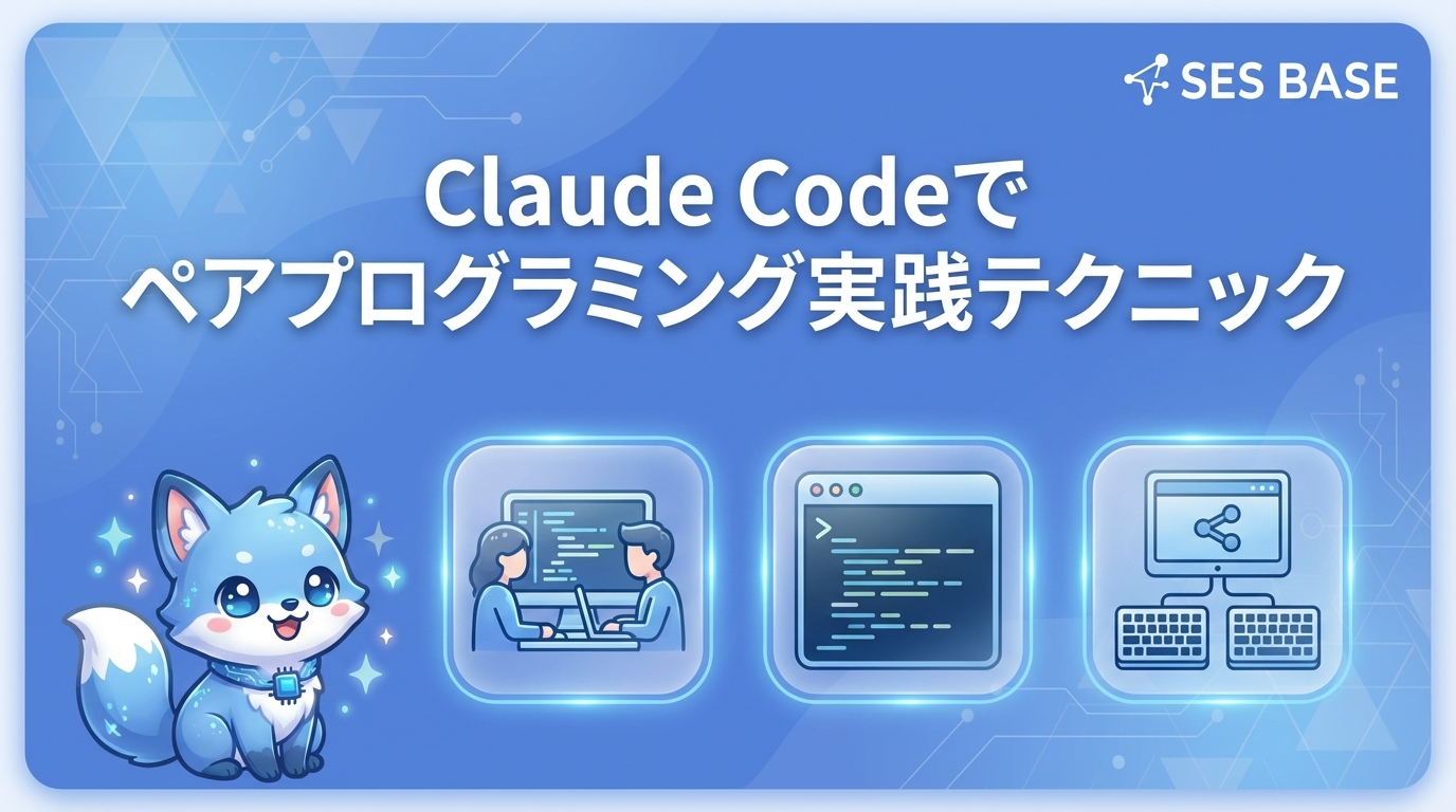 Claude Codeでペアプログラミング｜実践テクニック集