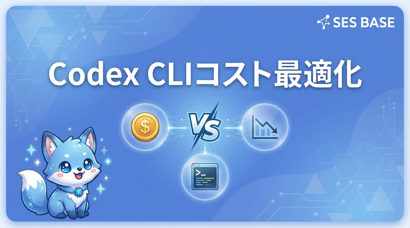 Codex CLIのコスト最適化｜API費用を抑える実践テクニック