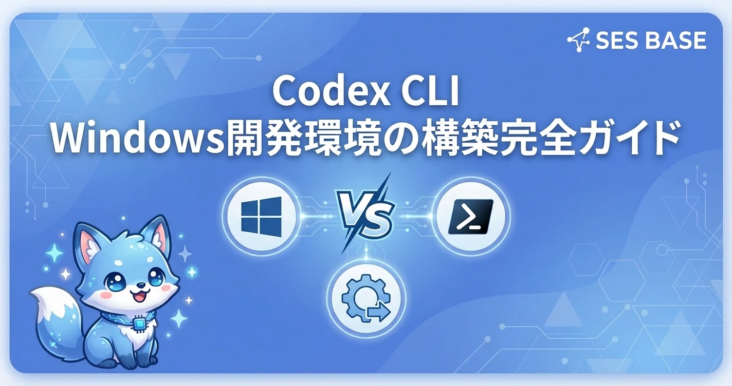 OpenAI Codex CLI Windows開発環境の構築完全ガイド