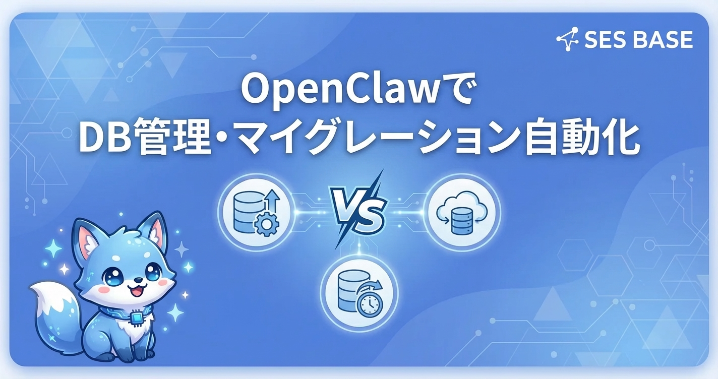 OpenClawでDB管理・マイグレーションを自動化する方法