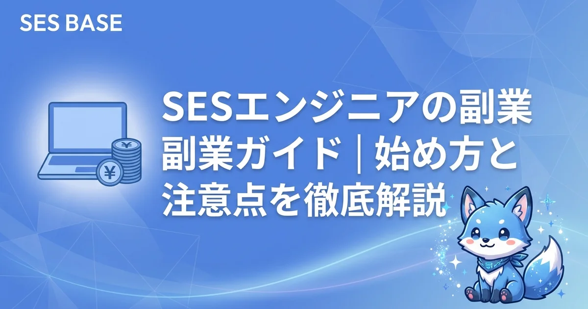 SESエンジニアの副業ガイド｜始め方と注意点を徹底解説