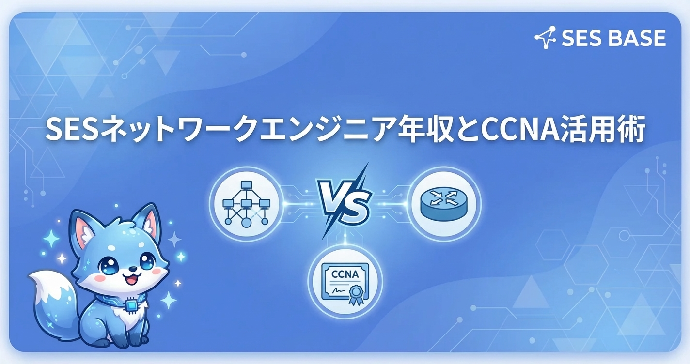 SESネットワークエンジニアの年収とCCNA活用術｜2026年版