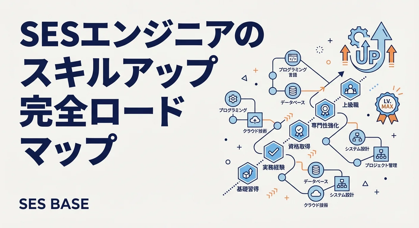 SESエンジニアのスキルアップ完全ロードマップ｜年収アップに直結する学習戦略【2026年版】